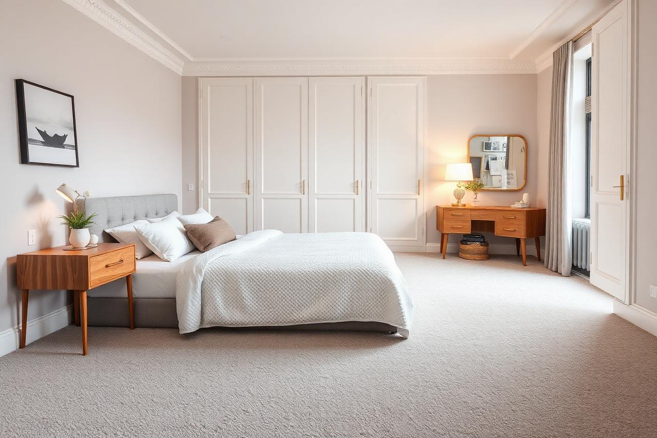 Full bedroom recarpet — after